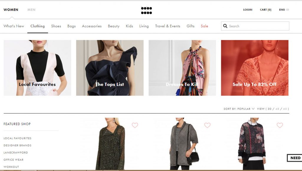 Thiết kế website shop thời trang